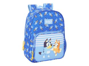 SAFTA - Mochila infantil - carro adaptable - Bluey "Vamos a Jugar"