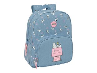 SAFTA - Mochila Junior - carro adaptable - Snoopy