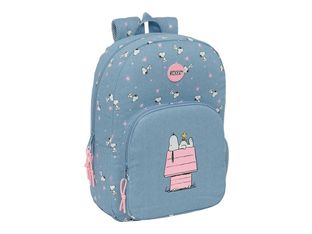 SAFTA - Mochila escolar - adaptado para carrito - Snoopy