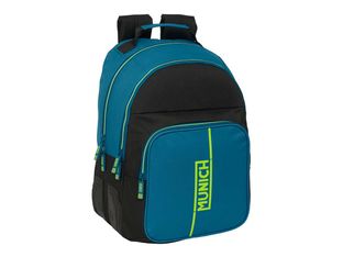 SAFTA - Mochila escolar - doble, adaptado a carrito - Munich "Land"