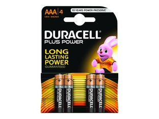 Duracell 100% - 4 piles alcalines - AAA LR03