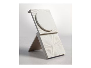 Casyx - Support de chargement sans fil - portable - Fast Charge - 2 connecteurs de sortie (magnétique) - gris lune