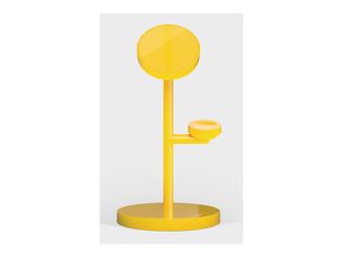 Casyx - Support de chargement sans fil - 3 en 1 + adaptateur secteur - 15 W - Jaune dune