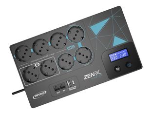 INFOSEC Zen-X Master 600 - Onduleur - CA 220/230/240 V - 360 Watt - 600 VA - monophasé - USB - connecteurs de sortie : 8