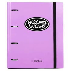Carpeta A4 de 4 Anillas Lila pastel. Carpeblock con recambio de 100 Hojas + 20 hojas GRATIS