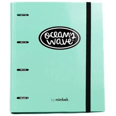 Carpeta A4 de 4 Anillas Verde pastel. Carpeblock con recambio de 100 Hojas + 20 hojas GRATIS