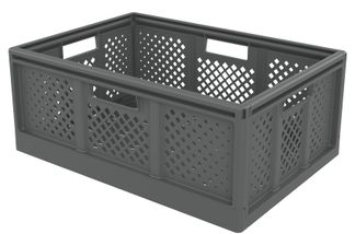 Sundis Fold'n store - Casier pliant L - 40L - L54,6xH22,6xP38,6 cm - gris 