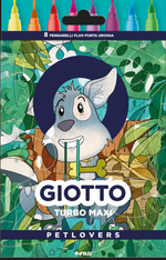Giotto - Étui 8 feutres Maxi Petlovers - Chien