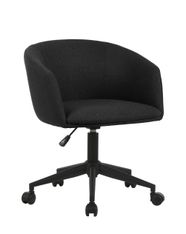 Fauteuil ARCO - Tissu non feu - avec roulettes - bleu nuit