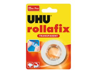 UHU rollafix - Ruban de bureau - 19 mm x 25 m - transparent