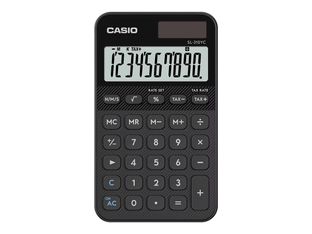 Casio SL-310YC - Calculatrice de bureau - 10 chiffres - panneau solaire, pile - noir