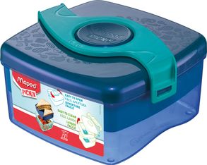 MAPED PICNIK - Boîte à déjeuner & Goûter medium ORIGINS FAMILLE - coloris Aqua