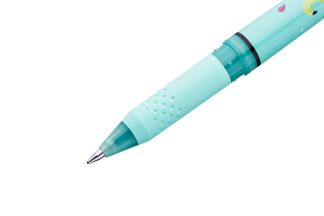 PILOT Frixion Ball Pool Party – Stylo effaçable rose pastel – Encre violette – Pointe moyenne 0,7 mm