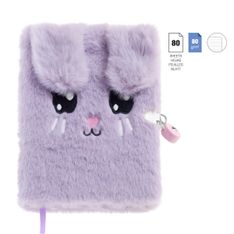 Journal intime peluche Lapin Back2Fun