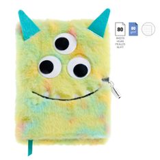 Journal intime peluche Monstre Back2Fun