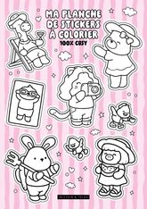 Prime Planche de stickers à colorier