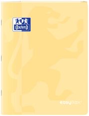 Oxford EasyBook Pastel – Cahier  24 × 32 cm – 96 pages – grands carreaux (Seyès) – jaune