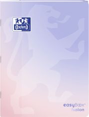 Oxford EasyBook Fusion Pastel – Cahier polypro – 24 × 32 cm – 96 pages – grands carreaux (Seyès) – Violet