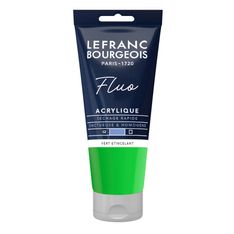 Lefranc Bourgeois – Peinture Acrylique Fine – 80 ml – Vert Fluo