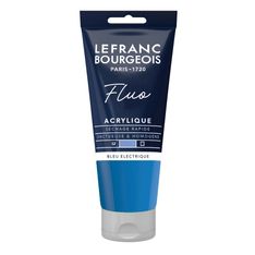 Lefranc Bourgeois – Peinture Acrylique Fine – 80 ml – Bleu Fluo