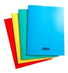 Calligraphe 8000 - Cahier polypro - 21 x 29,7 cm - 192 pages - petits carreaux (5x5 mm) - disponible dans différentes couleurs