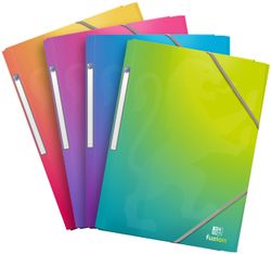 Oxford School life Fusion - Chemise polypro 3 rabats - A4 - disponible dans différentes couleurs