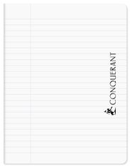 Conquérant Classique - Cahier Polypro - 17x22 - 96 pages - Ligné 8MM - Transparent