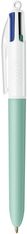 BIC - Stylo Bille 4 Couleurs Eco Ocean Wave - Pointe 1 mm