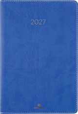 Agenda Eton - 1 semaine sur 2 pages - 17 x 24,5 cm - bleu - Oberthur