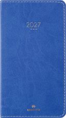 Agenda Eton - 1 semaine sur 2 pages - 9,5 x 17,5 cm - bleu - Oberthur