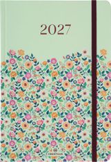 Agenda Anahita - 1 semaine sur 2 pages - 17 x 24,5 cm - vert clair - Oberthur