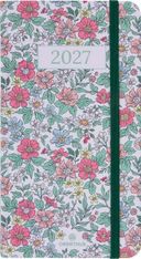 Agenda Anahita - 1 semaine sur 2 pages - 9,5 x 17,5 cm - crême - Oberthur