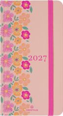 Agenda Anahita - 1 semaine sur 2 pages - 9,5 x 17,5 cm - pêche - Oberthur