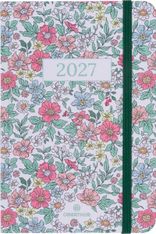 Agenda Anahita - 1 semaine sur 2 pages - 10 x 15 cm - crême - Oberthur