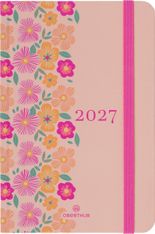 Agenda Anahita - 1 semaine sur 2 pages - 10 x 15 cm - pêche - Oberthur