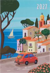 Agenda Escapade - 1 semaine sur 2 pages - 17 x 24,5 cm - paysage - Oberthur
