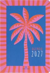 Agenda Escapade - 1 semaine sur 2 pages - 17 x 24,5 cm - palmier - Oberthur