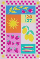 Agenda Escapade - 1 semaine sur 2 pages - 17 x 24,5 cm - soleil - Oberthur