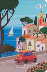 Agenda Escapade - 1 semaine sur 2 pages - 10 x 15 cm - paysage - Oberthur