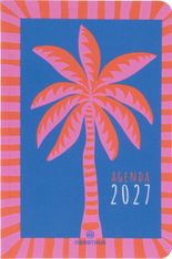 Agenda Escapade - 1 semaine sur 2 pages - 10 x 15 cm - palmier - Oberthur