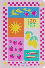 Agenda Escapade - 1 semaine sur 2 pages - 10 x 15 cm - soleil - Oberthur