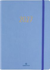 Agenda My Hello - 1 semaine sur 2 pages - 15,5 x 21,5 cm - bleu ciel - Oberthur