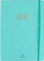 Agenda My Hello - 1 semaine sur 2 pages - 15,5 x 21,5 cm - bleu turquoise - Oberthur