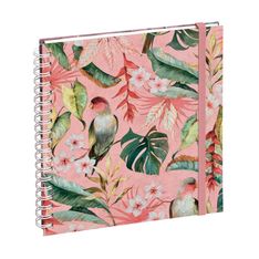 Agenda de bureau spiralé Sophie Adde Lady 18S - 1 semaine sur 2 pages - 15 x 17 cm - Oiseaux - Exacompta