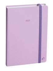 Quo Vadis - Agenda - Affaires Color - Semainier Planning - Multilingue - Pastel - Violet - 13 mois de décembre à décembre - 10x15 cm - Papier Clairefontaine blanc - Fabrication française