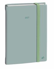 Quo Vadis - Agenda - Daily 21 Color - Journalier - Multilingue - Pastel - Vert clair - 12 mois de janvier à décembre - 15x21 cm - Papier Clairefontaine blanc - Fabrication française