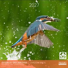 Calendrier mensuel 30X30cm OISEAUX DES JARDINS - PARTENARIART LPO 