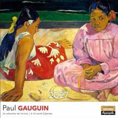 Calendrier mensuel 30X30cm GAUGUIN PAUL - 16 mois Aquarupella 