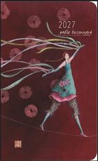 Agenda semaine 10X16cm GAELLE BOISSONNARD - AERIENNE - 12 mois Aquarupella