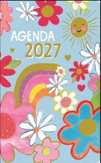 Agenda semaine 13X21cm PAPER SALAD  -  12 mois Aquarupella 